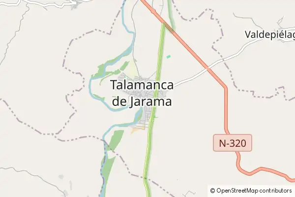 Mapa Talamanca de Jarama