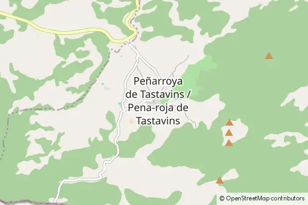 Mapa Peñarroya de Tastavíns