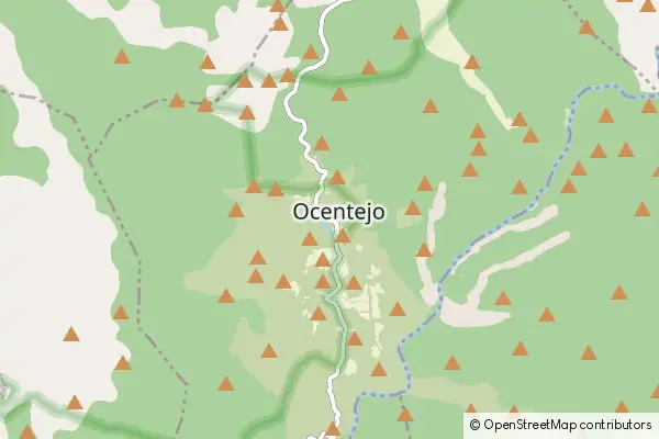 Mapa Ocentejo