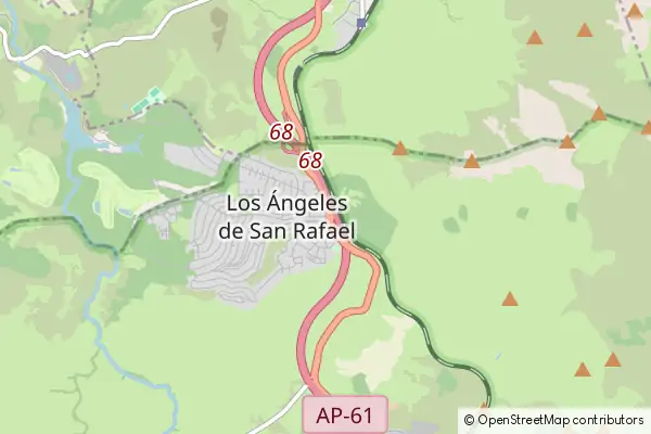 Mapa Los Ángeles de San Rafael