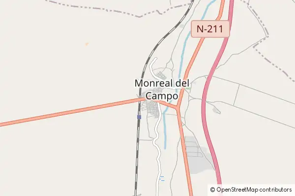 Mapa Monreal del Campo