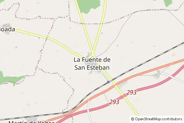Mapa La Fuente de San Esteban