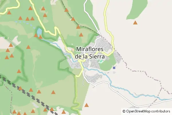 Mapa Miraflores de la Sierra