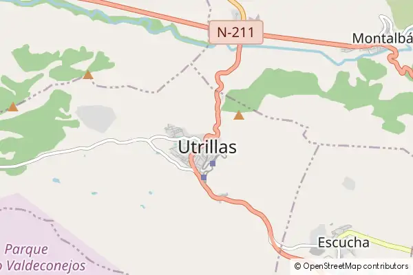 Mapa Utrillas