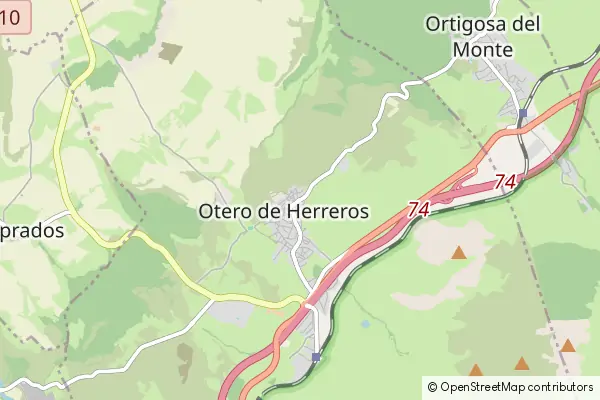 Mapa Otero de Herreros