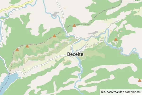 Mapa Beceite