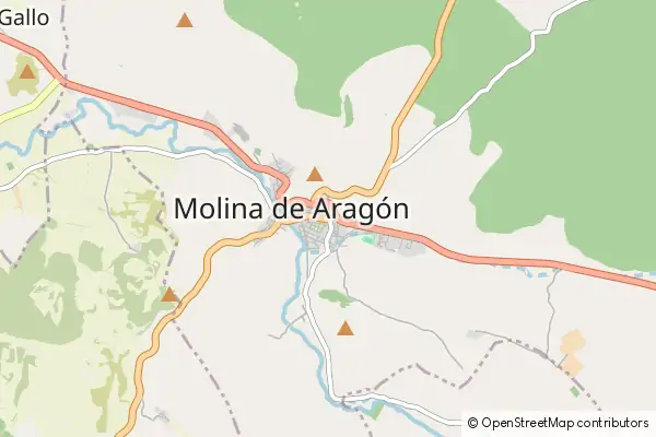 Mapa Molina de Aragon