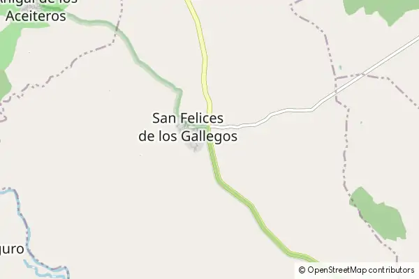 Mapa San Felices de los Gallegos