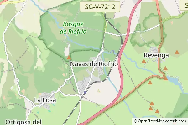 Mapa Navas de Ríofrío