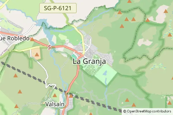 Mapa La Granja de San Ildefonso