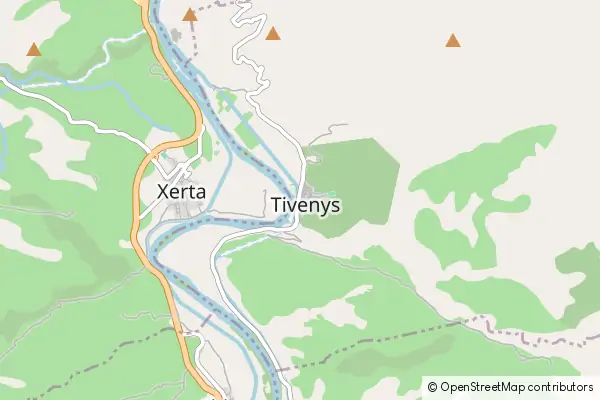 Mapa Tivenys