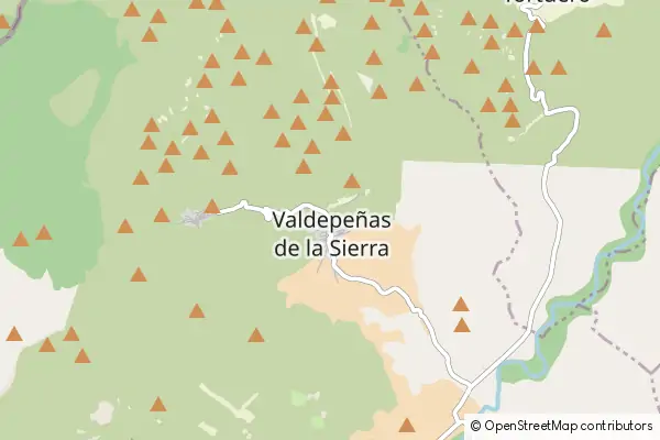 Mapa Valdepeñas de la Sierra