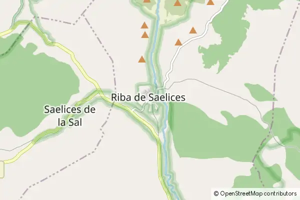 Mapa Riba de Saelices