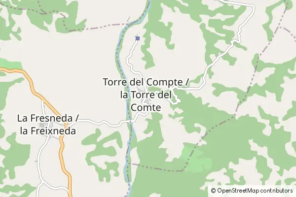 Mapa Torre del Compte