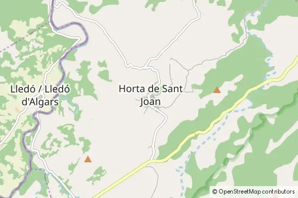 Mapa Horta de Sant Joan