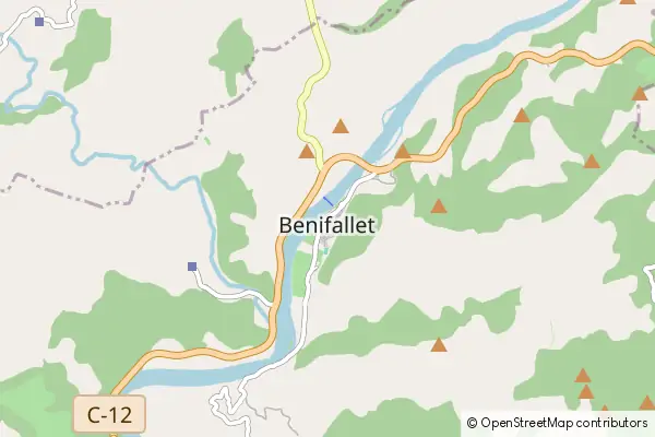 Mapa Benifallet