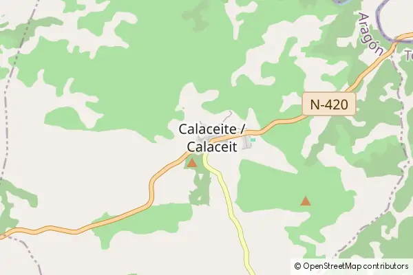 Mapa Calaceite