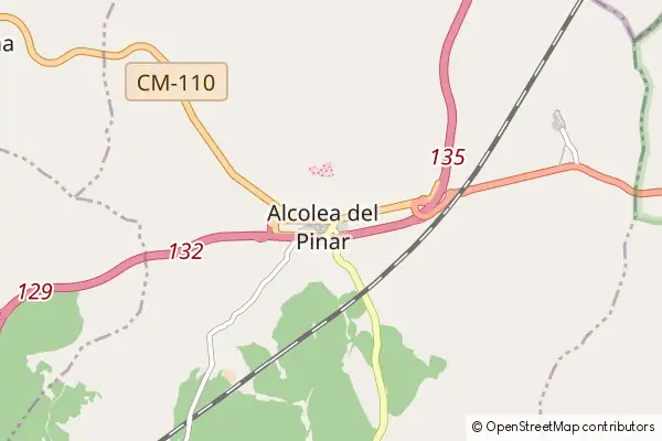 Mapa Alcolea del Pinar