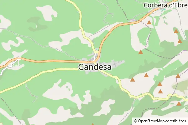 Mapa Gandesa