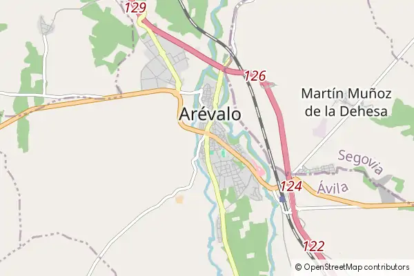 Mapa Arévalo