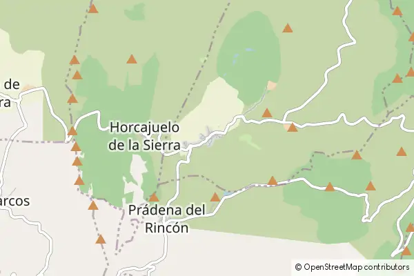 Mapa Montejo de la Sierra