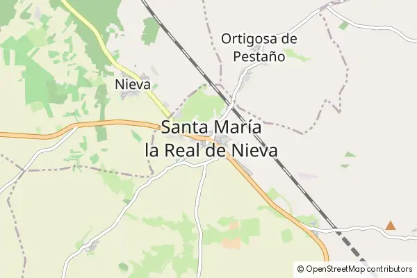 Mapa Santa María la Real de Nieva