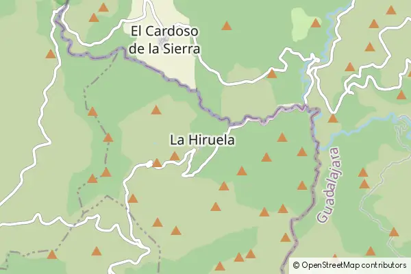 Mapa La Hiruela