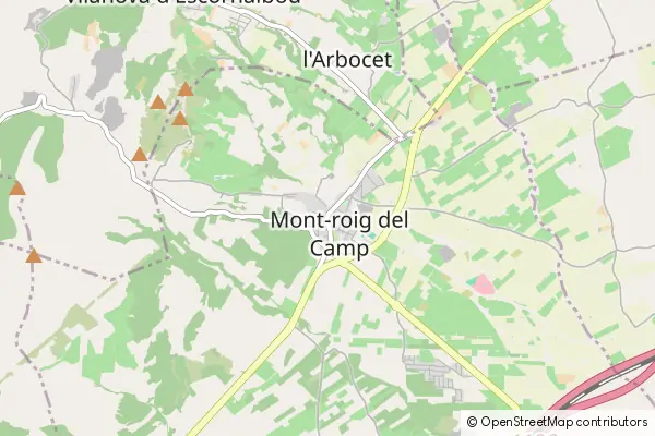 Mapa Mont-roig del Camp