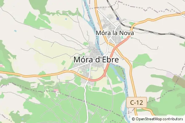 Mapa Móra d'Ebre