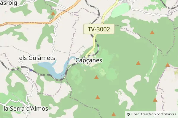 Mapa Capçanes