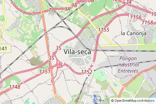 Mapa Vila Seca