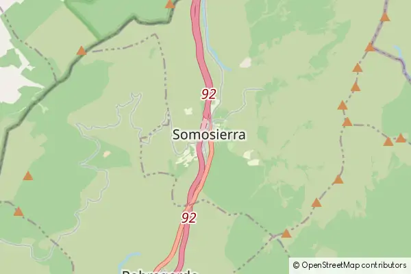 Mapa Somosierra