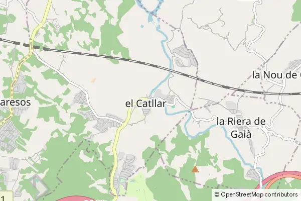 Mapa el Catllar