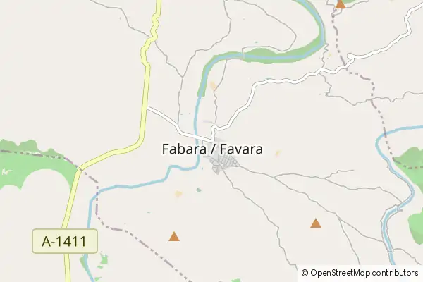 Mapa Fabara