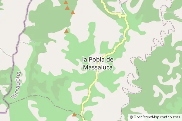 Mapa la Pobla de Massaluca