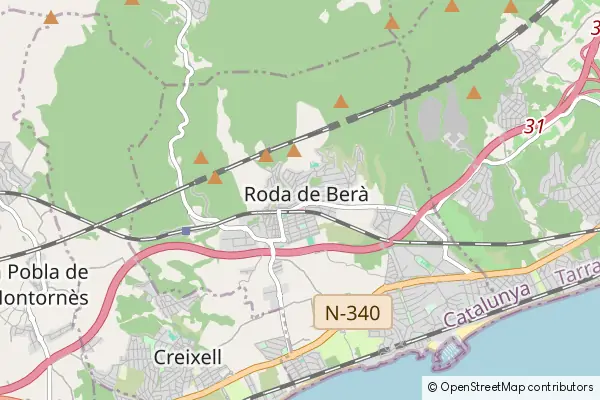 Mapa Roda de Barà