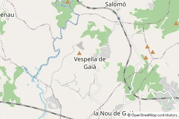 Mapa Vespella