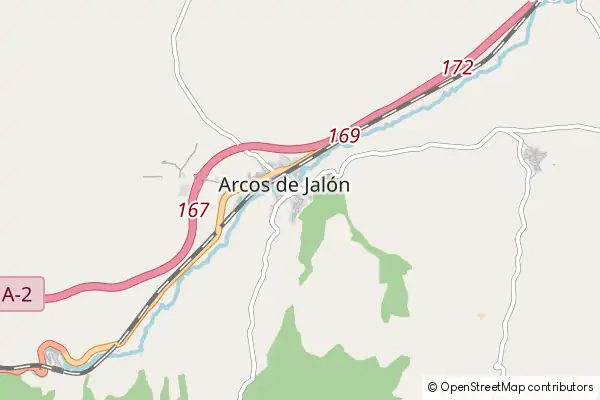 Mapa Arcos de Jalón