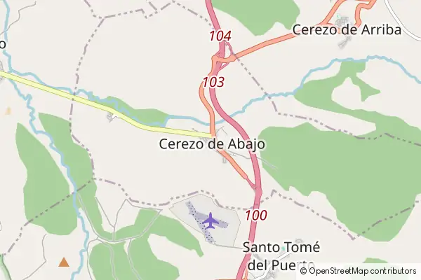 Mapa Cerezo de Abajo