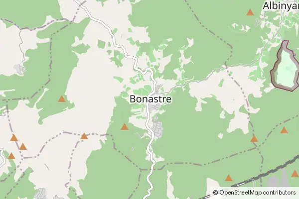 Mapa Bonastre