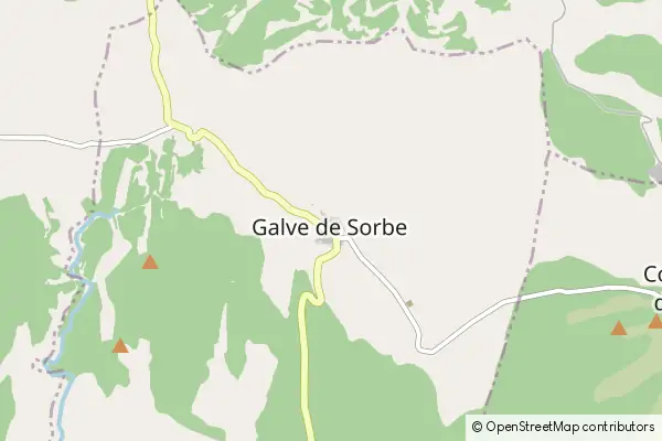 Mapa Galve de Sorbe