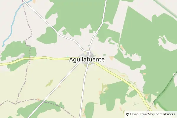 Mapa Aguilafuente