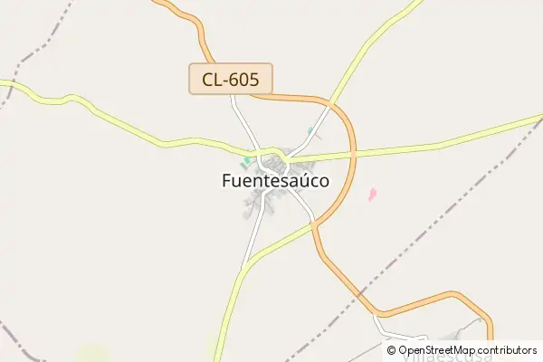 Mapa Fuentesaúco