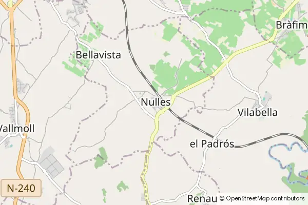 Mapa Nulles