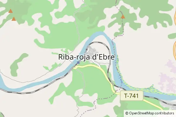 Mapa Riba-roja d'Ebre