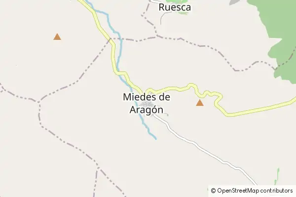 Mapa Miedes de Aragon