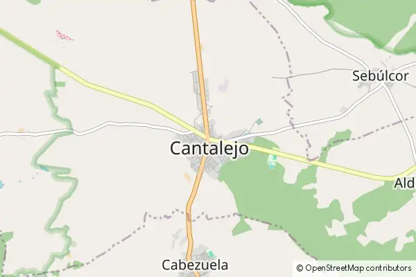 Mapa Cantalejo