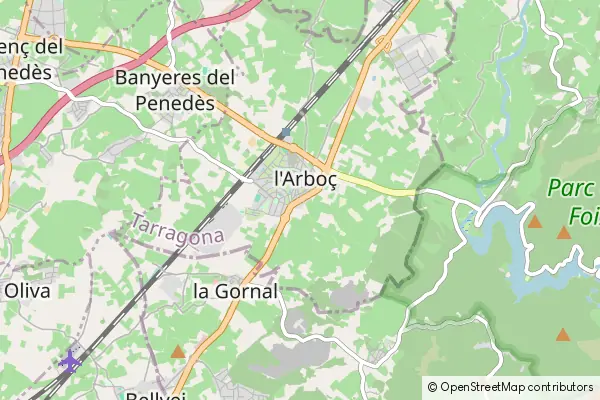 Mapa L'Arboç