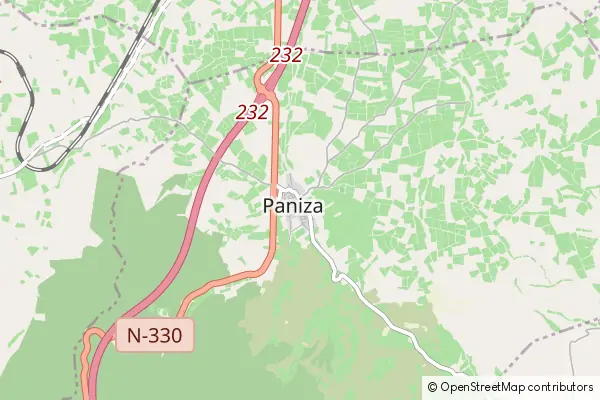 Mapa Paniza