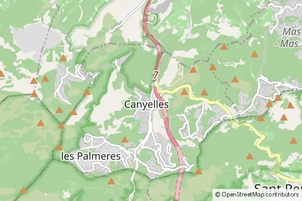 Mapa Canyelles